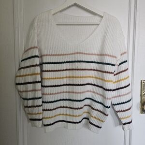 V neck sweater